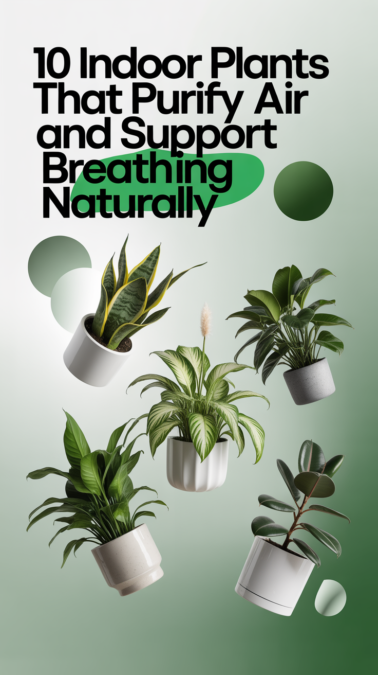 10 Indoor Plants That Purify Air and Support Breathing Naturally