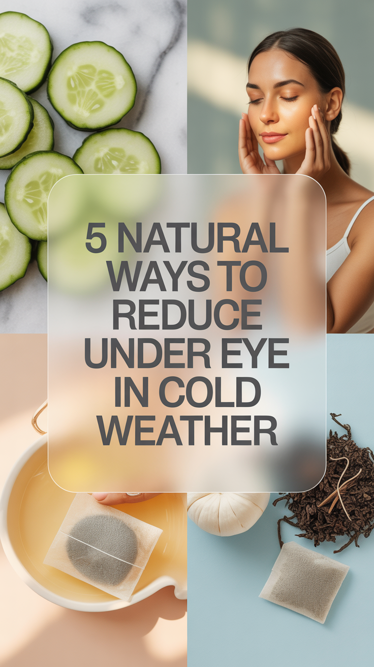 5 Natural Ways to Reduce Under Eye Bags in Cold Weather