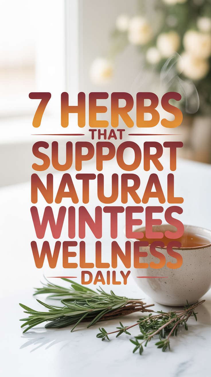 7 Herbs That Support Natural Winter Wellness Daily