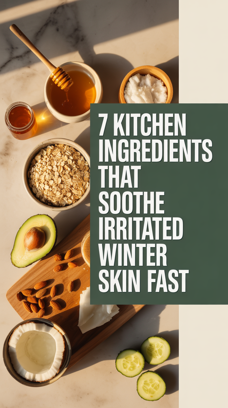 7 Kitchen Ingredients That Soothe Irritated Winter Skin Fast