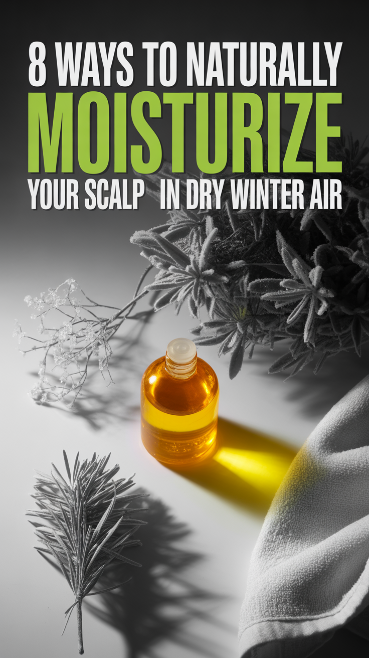 8 Ways to Naturally Moisturize Your Scalp in Dry Winter Air