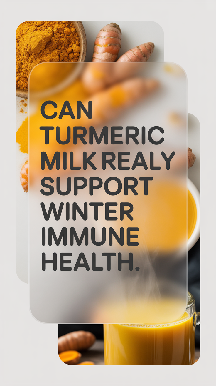 Can Turmeric Milk Really Support Winter Immune Health.