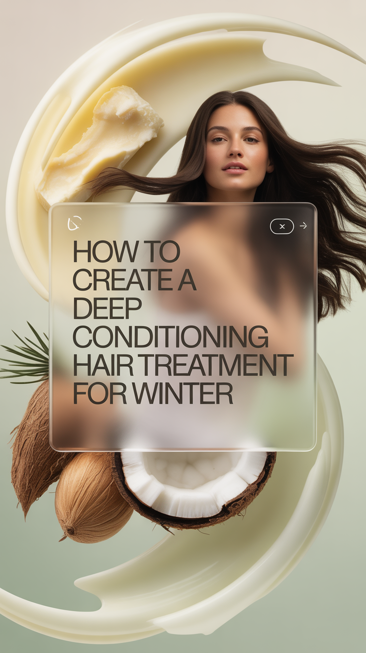 How to Create a Deep Conditioning Hair Treatment for Winter.