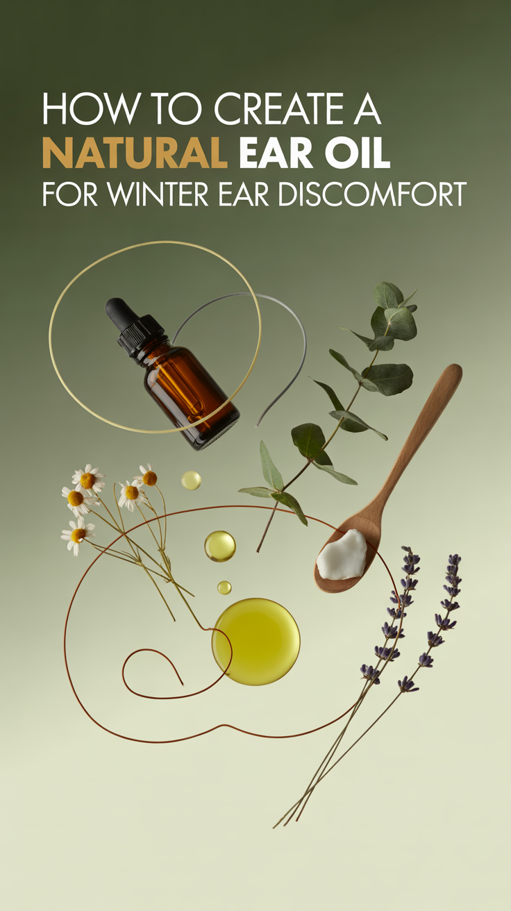 How to Create a Natural Ear Oil for Winter Ear Discomfort.