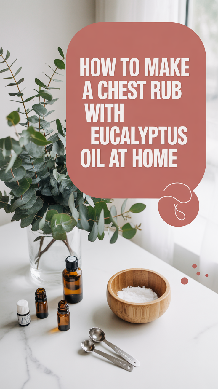 How to Make a Chest Rub With Eucalyptus Oil at Home.