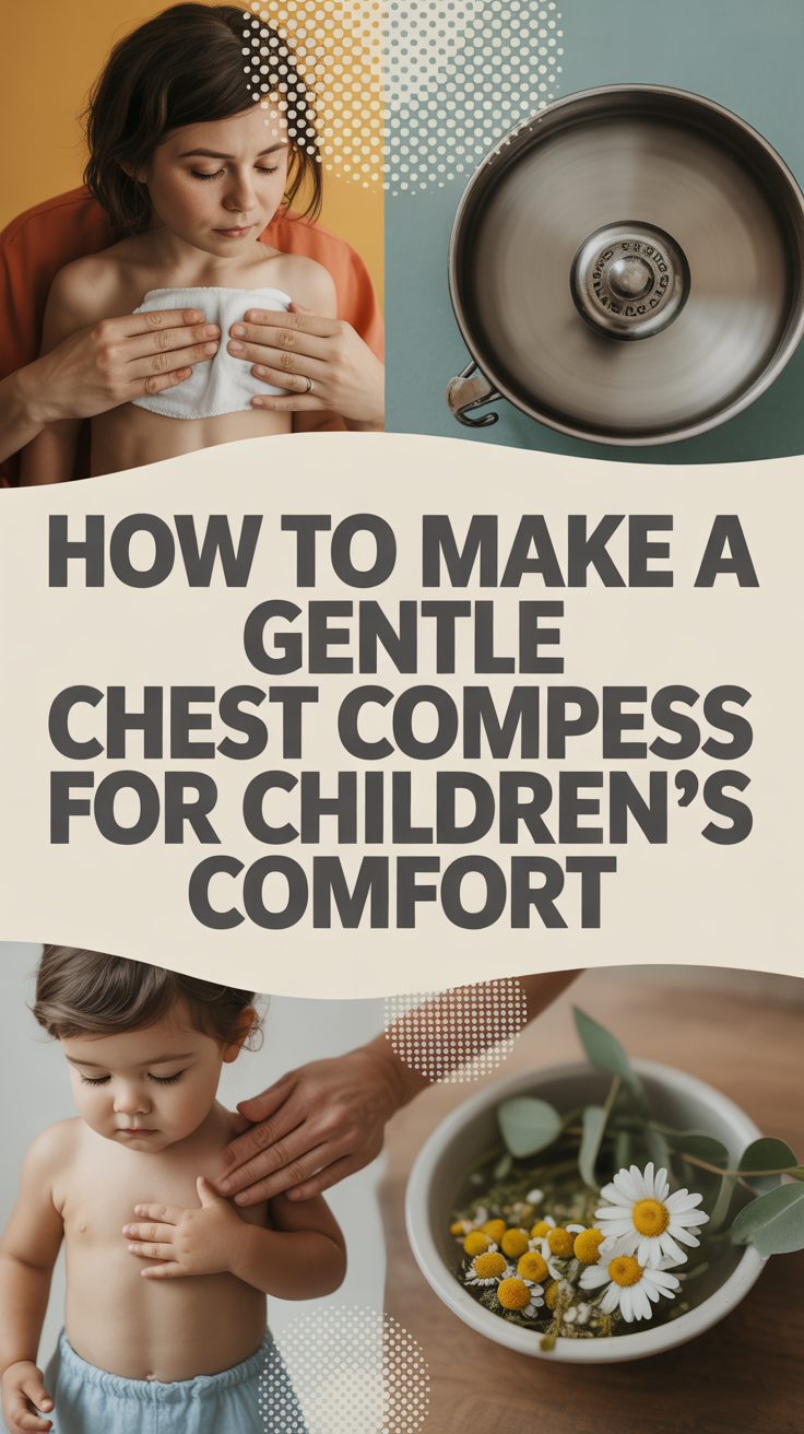 How to Make a Gentle Chest Compress for Children