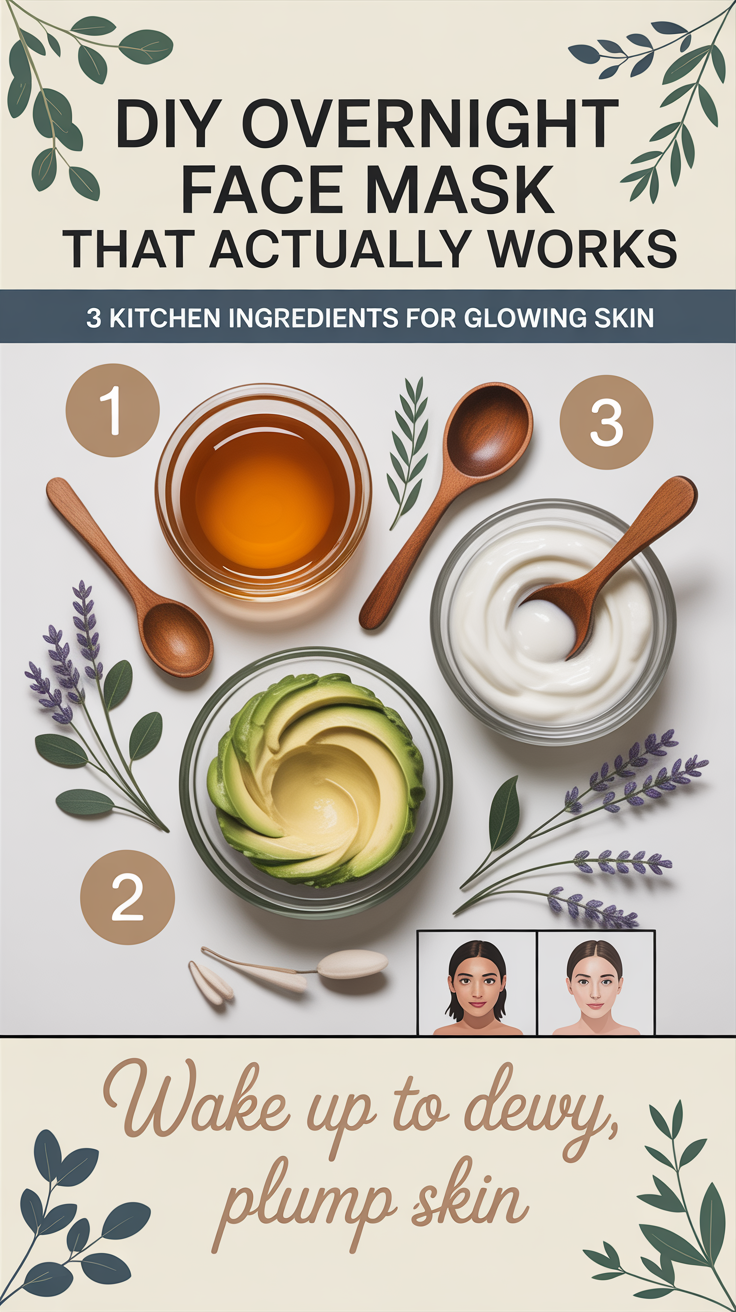 How to Make a Moisturizing Overnight Face Mask at Home.