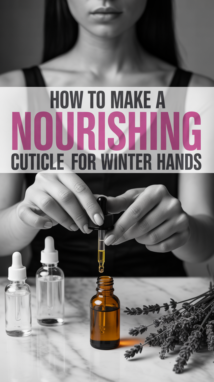 How to Make a Nourishing Cuticle Oil for Winter Hands.