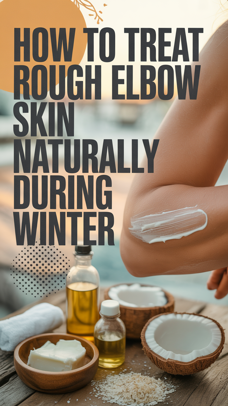 How to Treat Rough Elbow Skin Naturally During Winter.