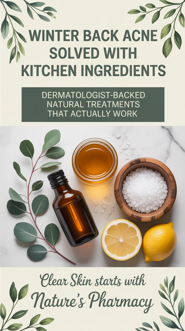 How to Treat Winter Back Acne With Natural Ingredients.