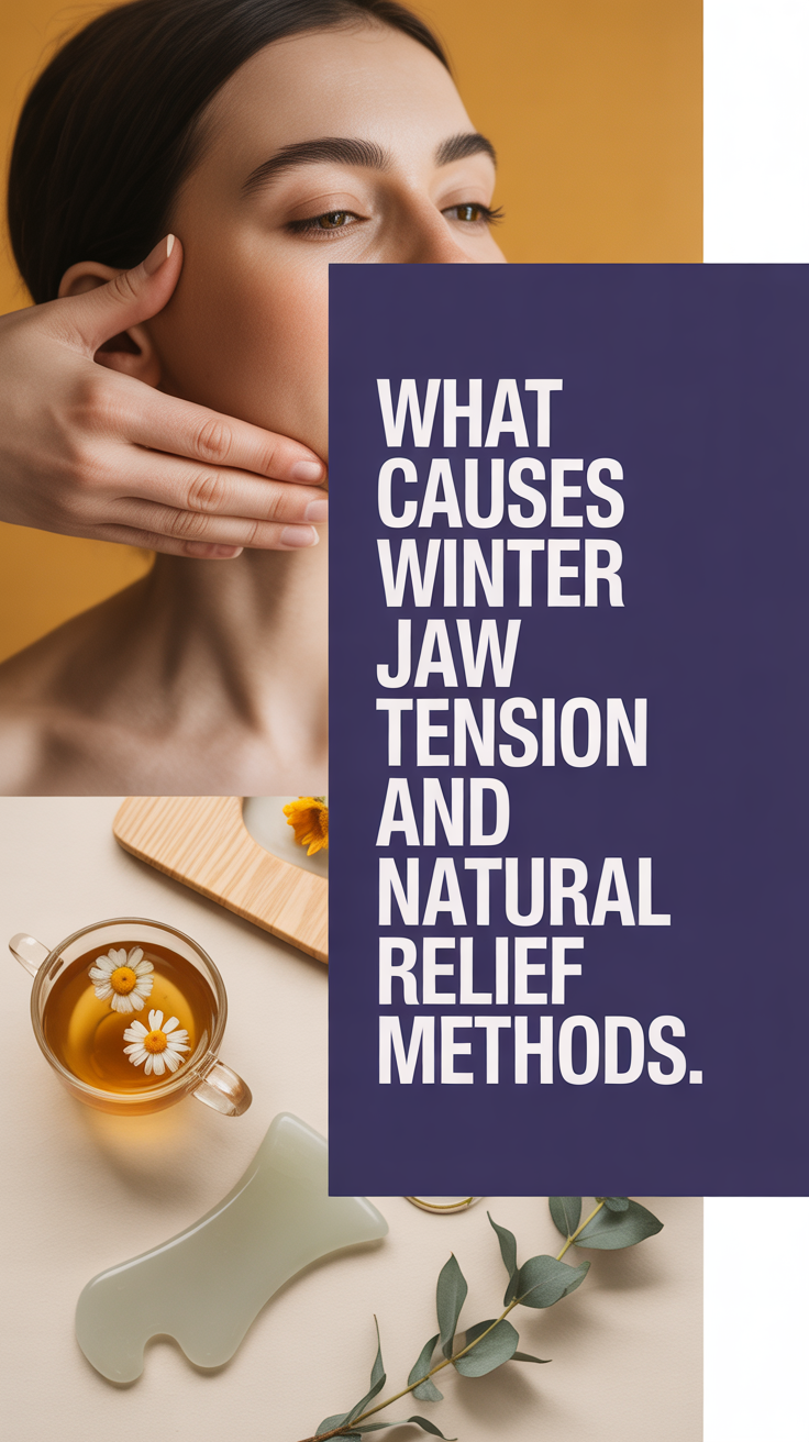 What Causes Winter Jaw Tension and Natural Relief Methods.