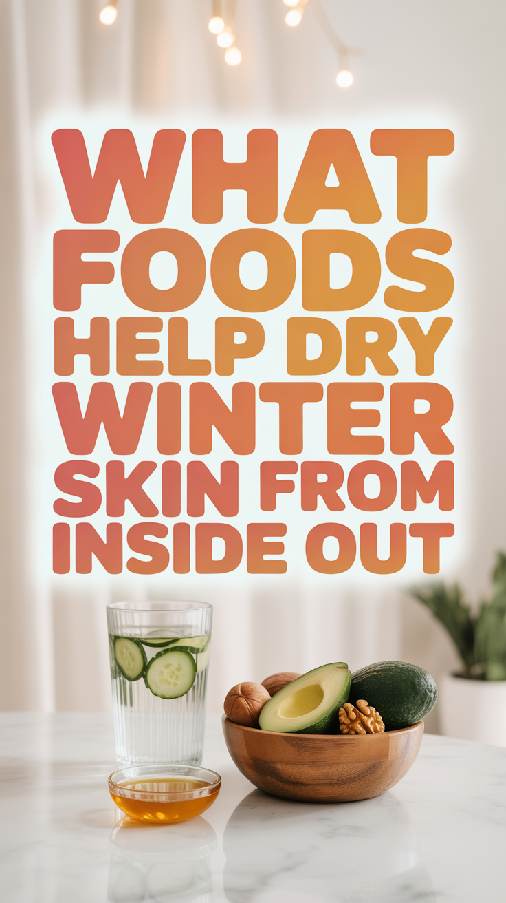 What Foods Help Dry Winter Skin From Inside Out.