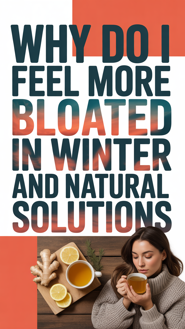 Why Do I Feel More Bloated in Winter and Natural Solutions.